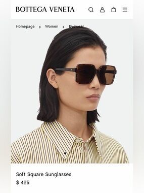 Bottega Venetta Sunglasses, NEW!